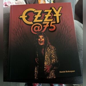Ozzy @ 75 Hardcover Book